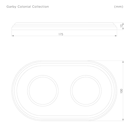 fontini-garby-colonial-plaque-d-corative-porcelaine-noire-2-postes image 6