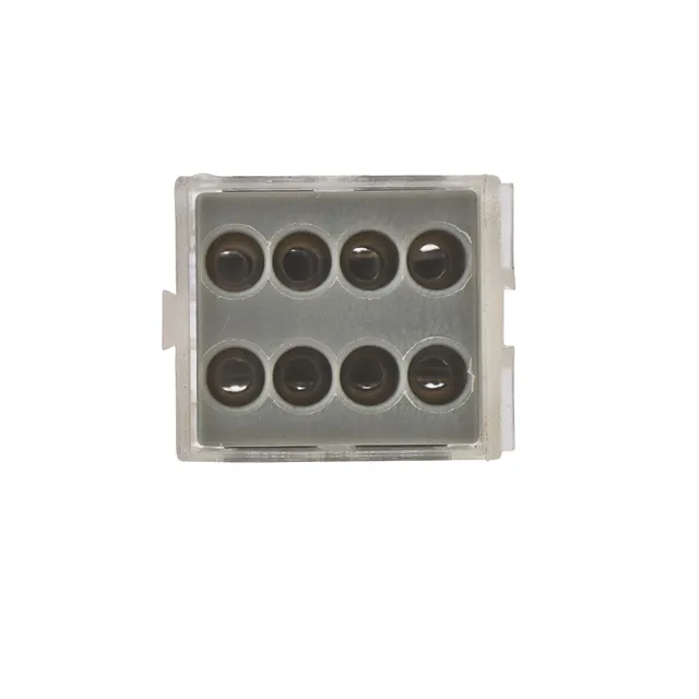 debflex-caly-borne-automatique-8-trous-c-ble-1-5-2-5mm-gris-704550 image 1