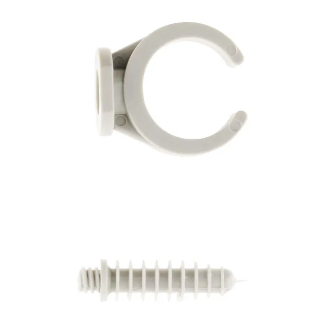 zenitech-lot-de-50-clips-avec-chevilles-20-mm-gris image 1
