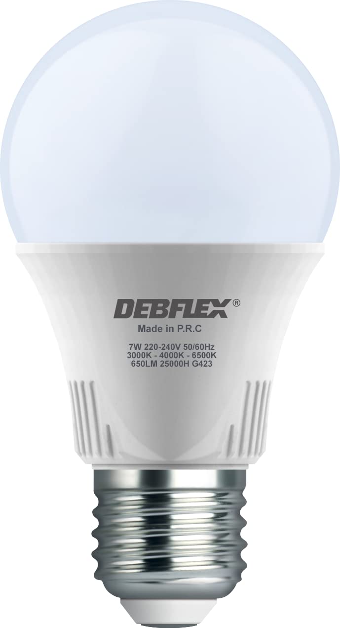 debflex-ampoule-led-a60-e27-7w-650lm-verre-blanc image 1