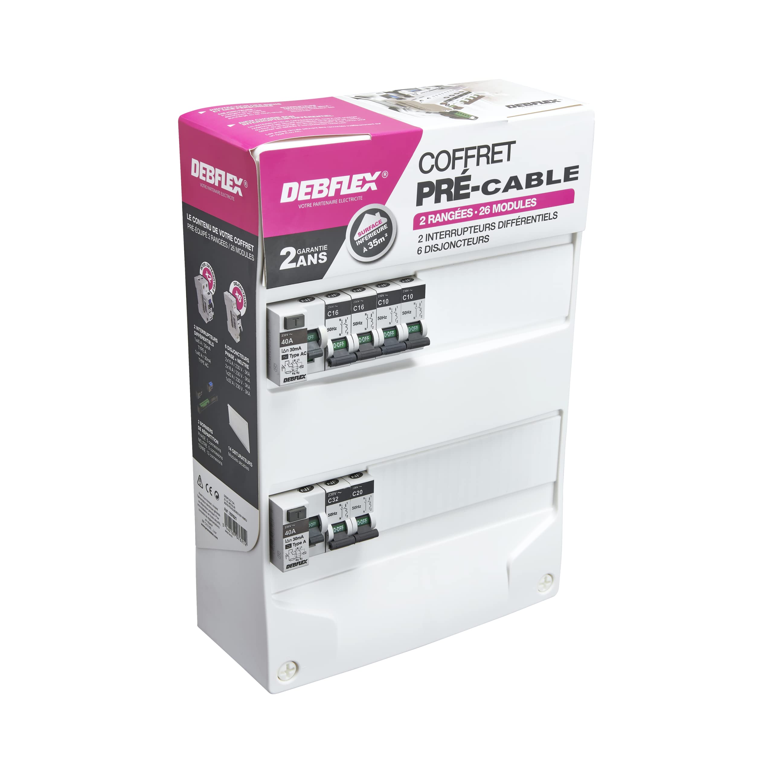 debflex-707621-tableau-lectrique-pr-quip-2-rang-es-26-modules-6-disjoncteurs image 7