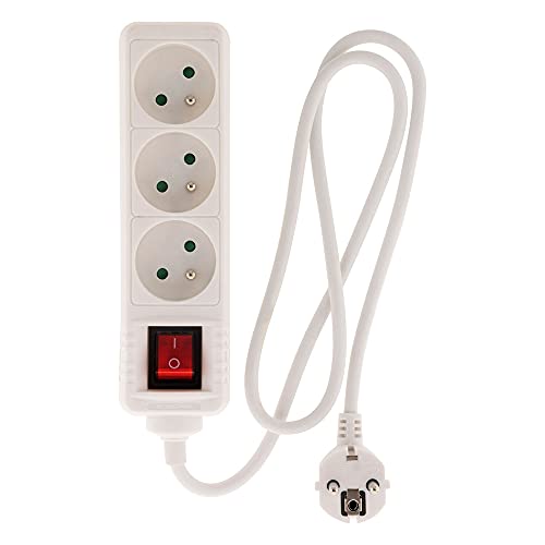 zenitech-bloc-multiprise-3-prises-16a-2p-t-avec-interrupteur-blanc image 8
