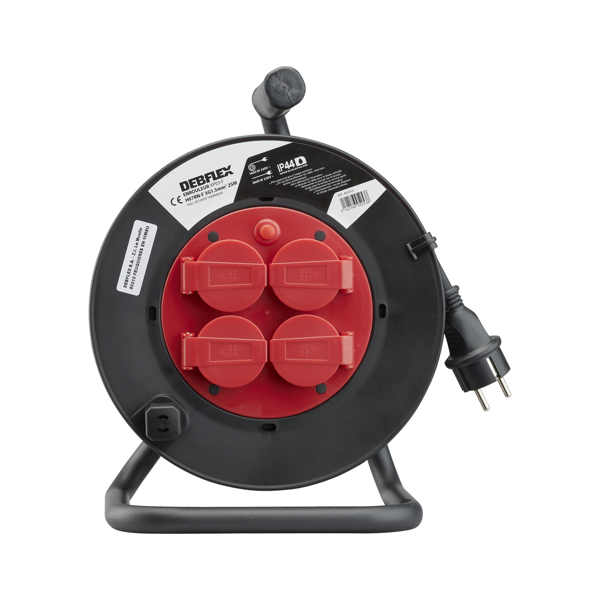 debflex-enrouleur-lectrique-intensif-25-m-4-prises-ip44-16a-h07rn-f-3g1-5 image 3