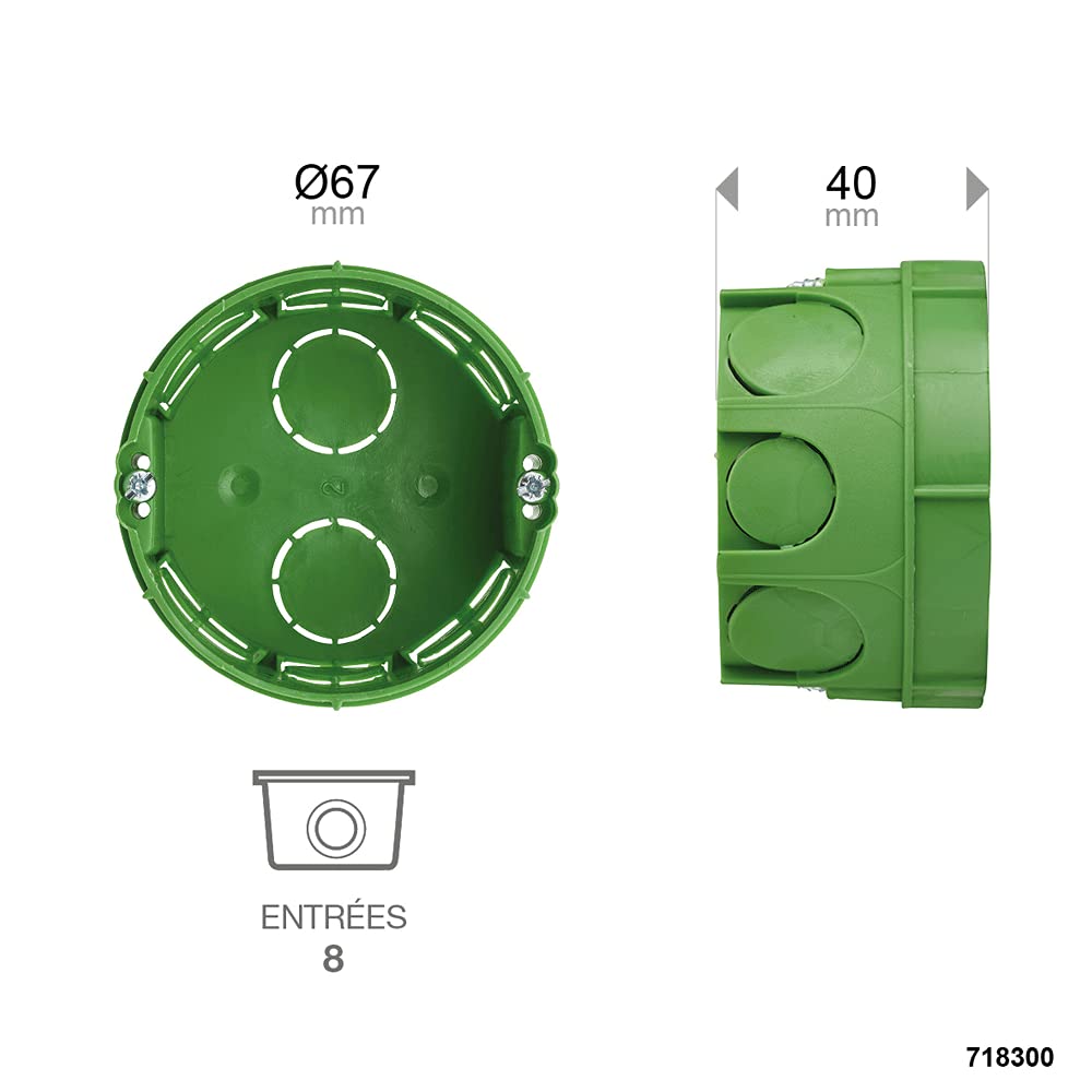 debflex-bo-te-pour-appareillage-1-poste-ma-onnerie-diam-67mm-prof-40mm-verte image 7
