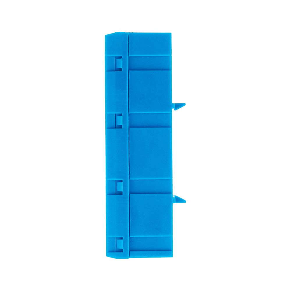 zenitech-bornier-de-terre-12-modules-bleu-rail-din-16mm image 2
