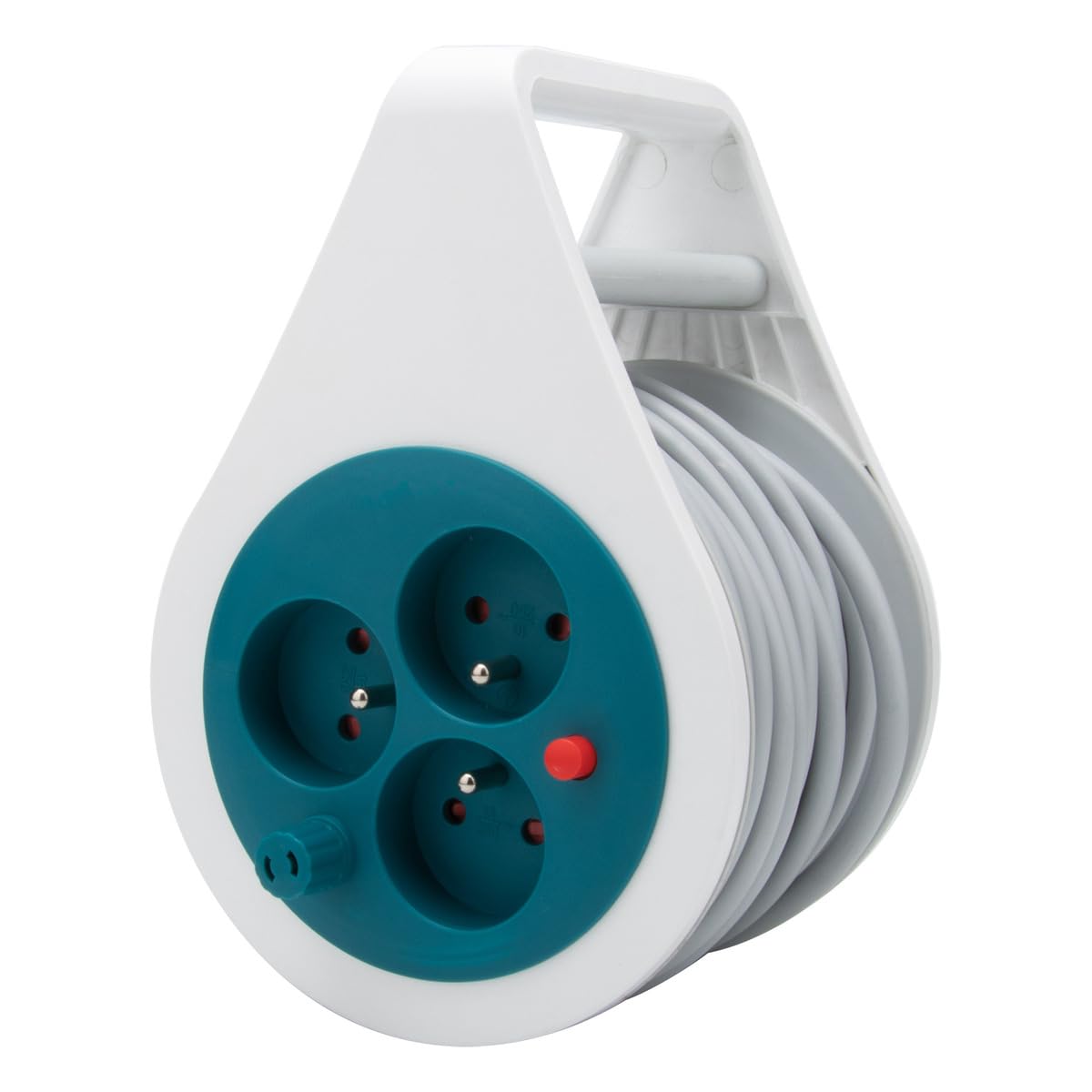 zenitech-mini-enrouleur-design-3-prises-2p-t-7m-bleu image 3