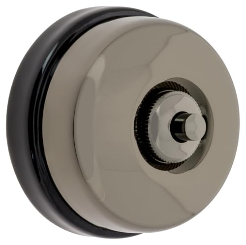 fontini-dimbler-bouton-poussoir-carillon-porcelaine-noire-coque-nickel-satin-sai image 4