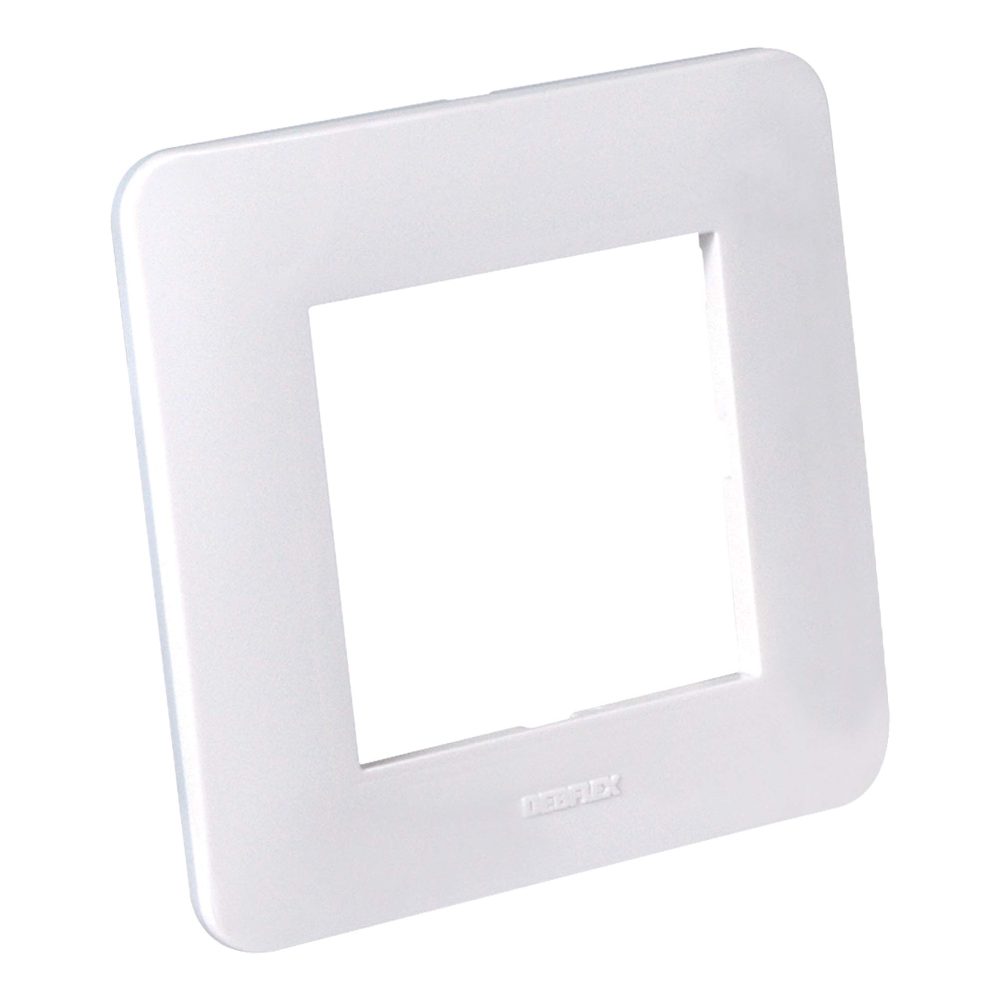 debflex-casual-742001-plaque-simple-blanc-brillant-85x85-mm image 2