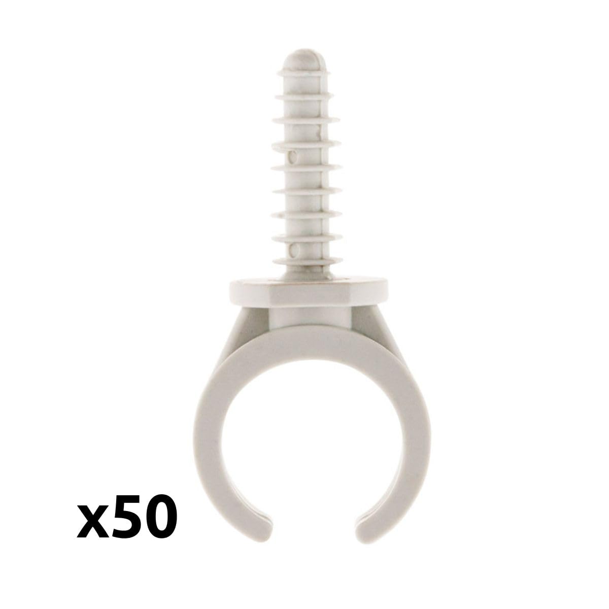 zenitech-lot-de-50-clips-avec-chevilles-16mm-gris-fixation-c-bles-et-gaines image 4