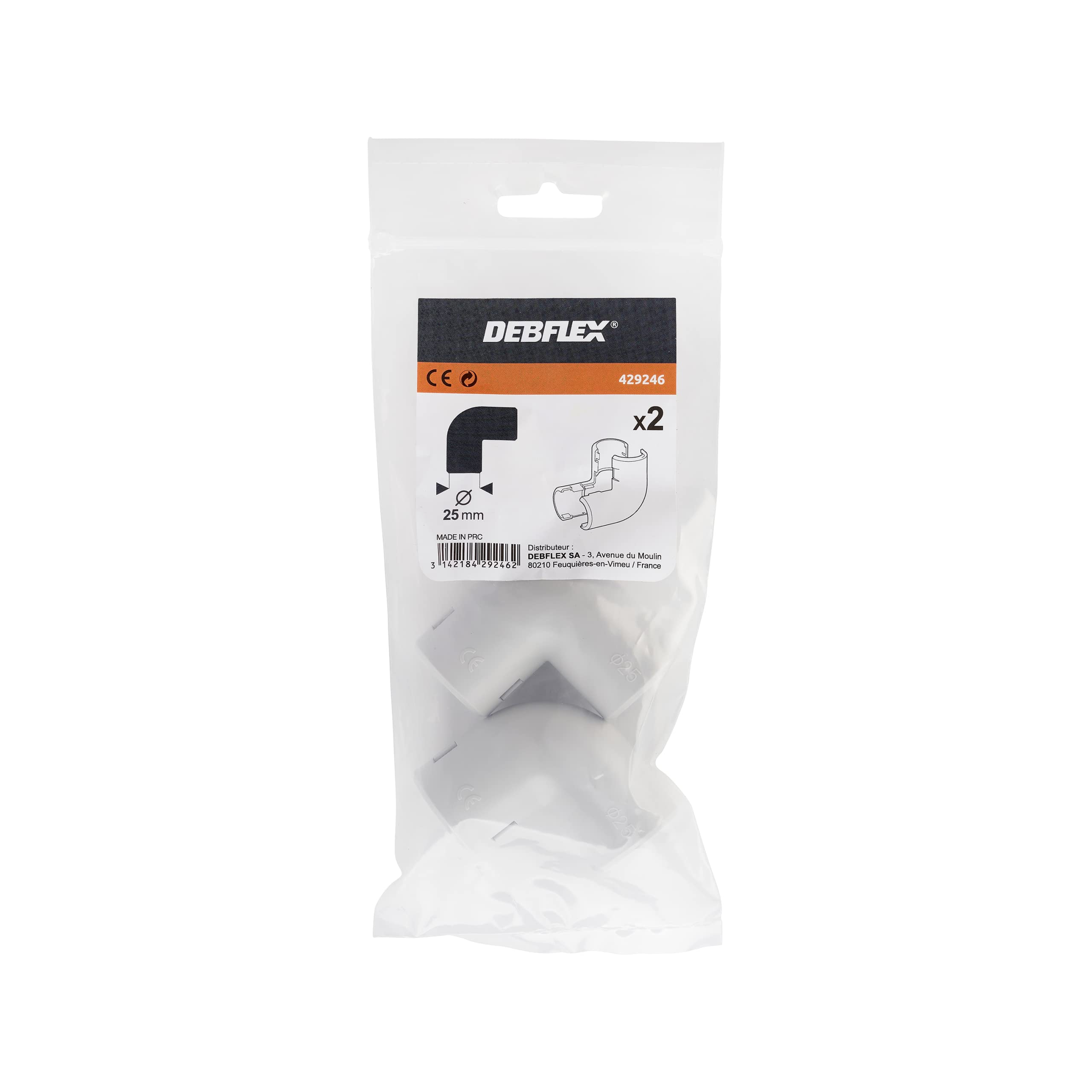 debflex-sachet-2-coudes-querre-irl-d25mm-gris-429246 image 5