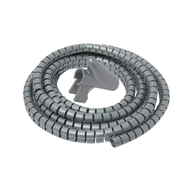 debflex-760370-gaine-range-c-bles-avec-guide-22-mm-x-3-m-argent image 1
