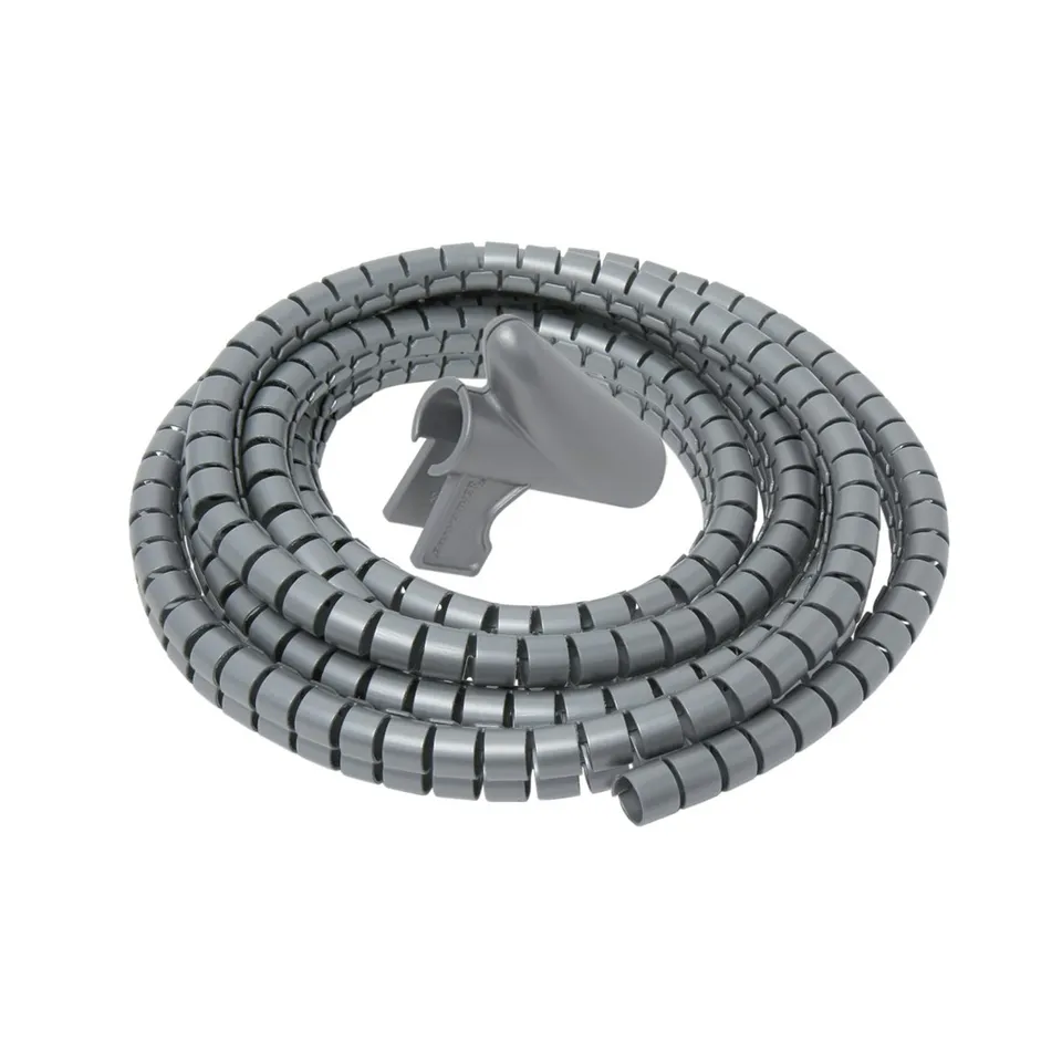 debflex-760370-gaine-range-c-bles-avec-guide-22-mm-x-3-m-argent image 1