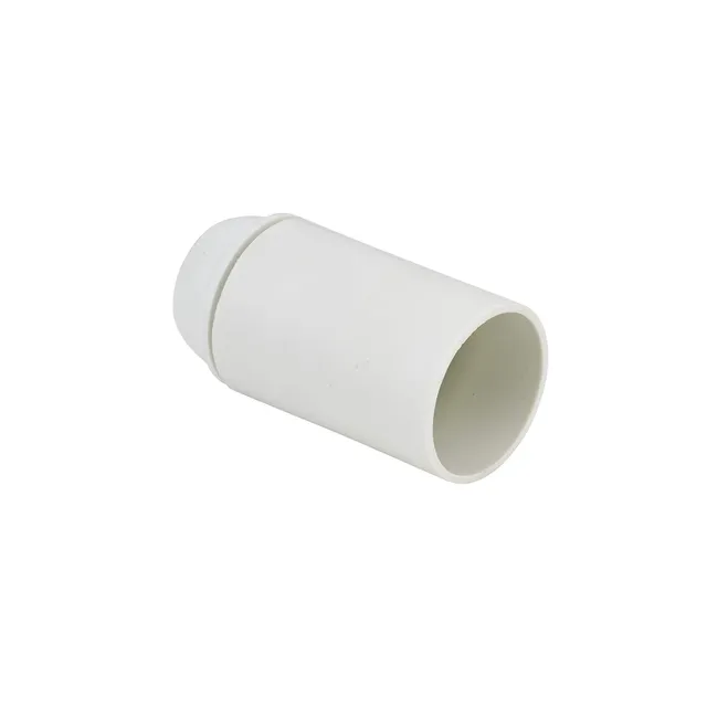 debflex-712500-douille-bak-lite-lisse-e14-blanche-douille-de-chantier image 1