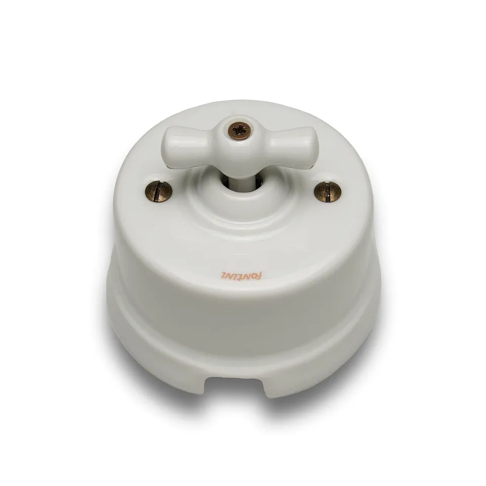 fontini-garby-interrupteur-va-et-vient-porcelaine-blanche-saillie image 1