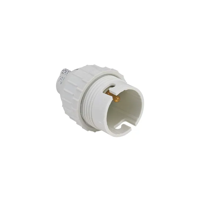 debflex-douille-b22-nylon-double-bague-blanc-712030 image 1