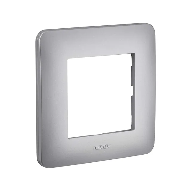 debflex-casual-plaque-de-finition-simple-85x85-mm-silver-brillant image 1