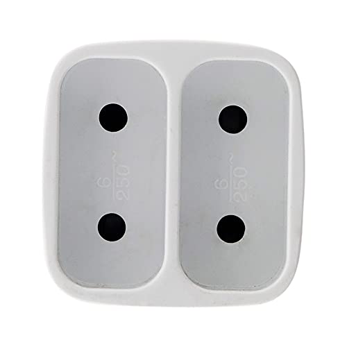 zenitech-multiprise-biplite-2x2p-6a-fa-ade-blanc image 7
