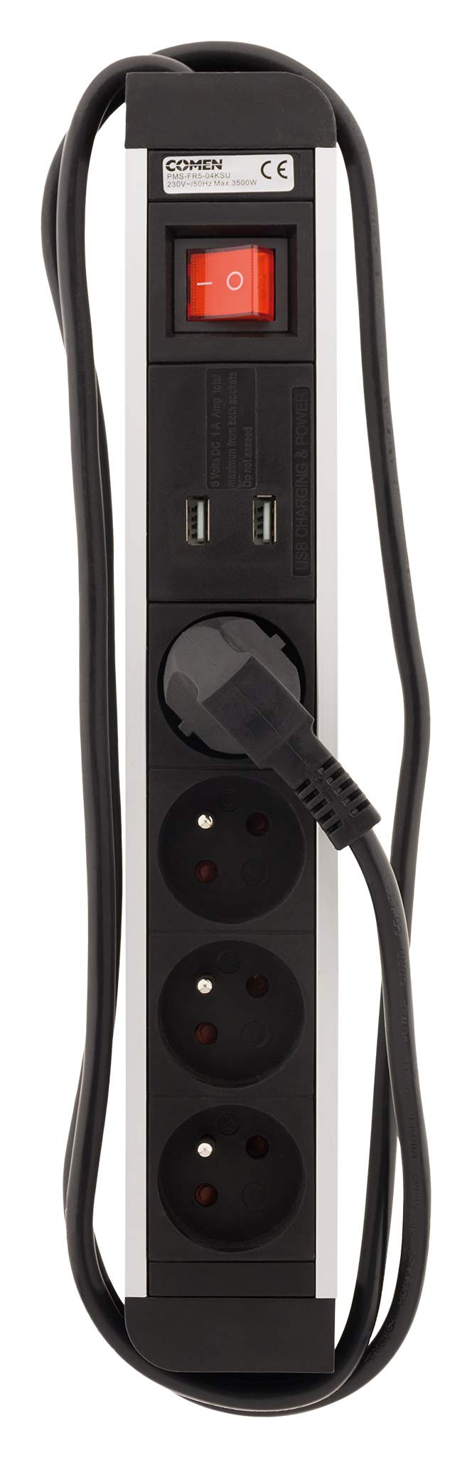 zenitech-bloc-bureau-4-prises-inter-2-usb-1m image 3