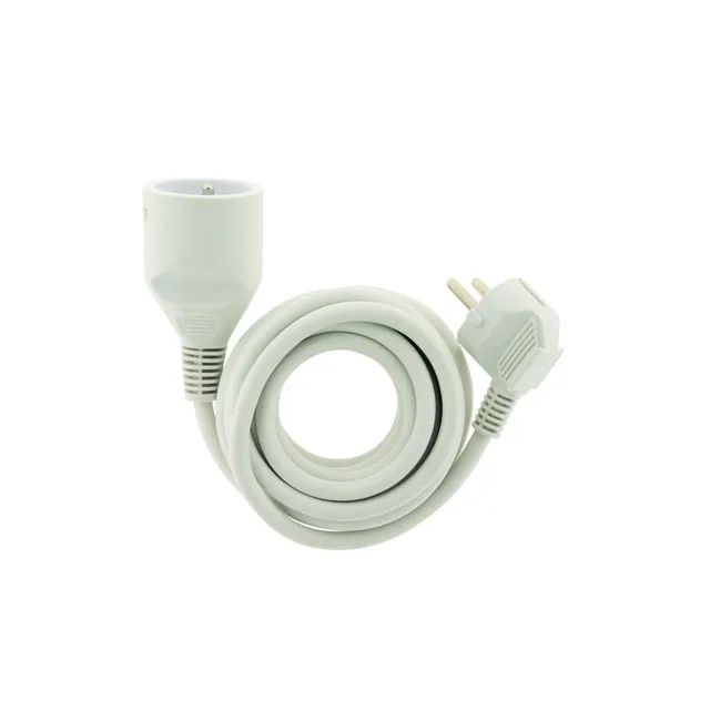 zenitech-prolongateur-16a-2p-t-ho5vv-f-3g1-5mm-blanc-3m image 1