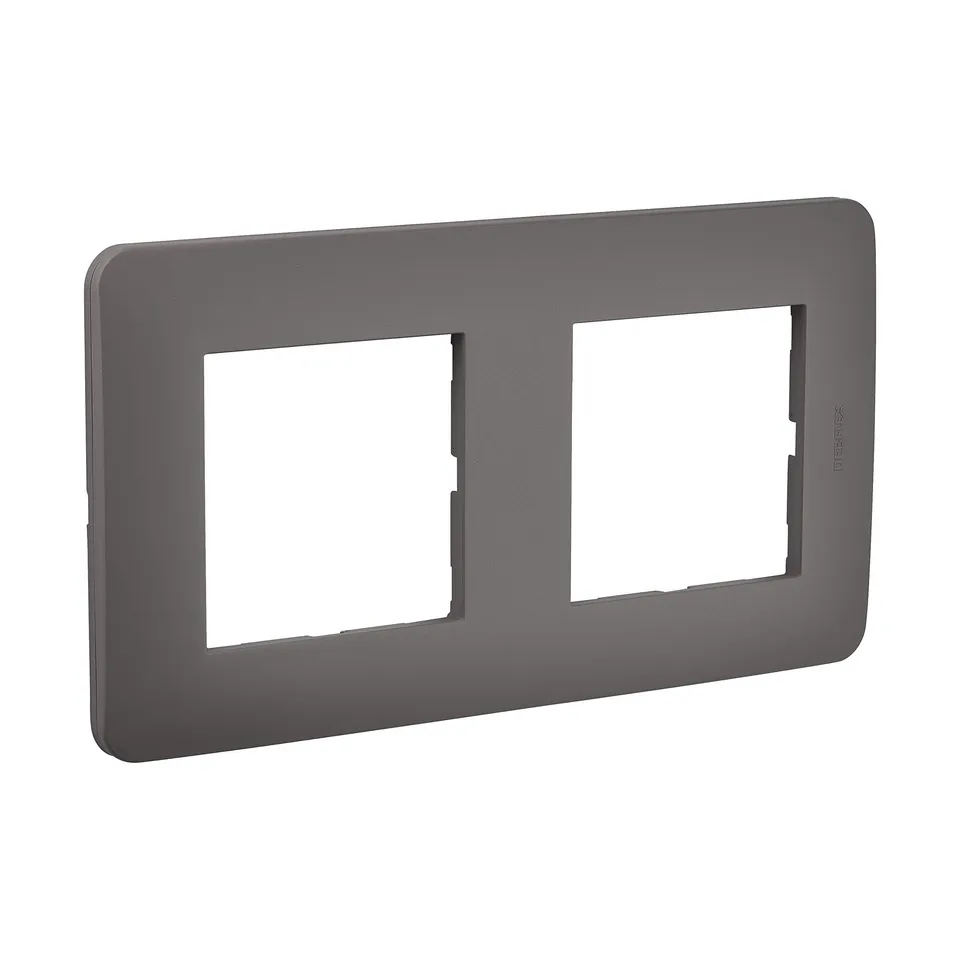 debflex-casual-plaque-double-taupe-mat-155x85-mm image 1