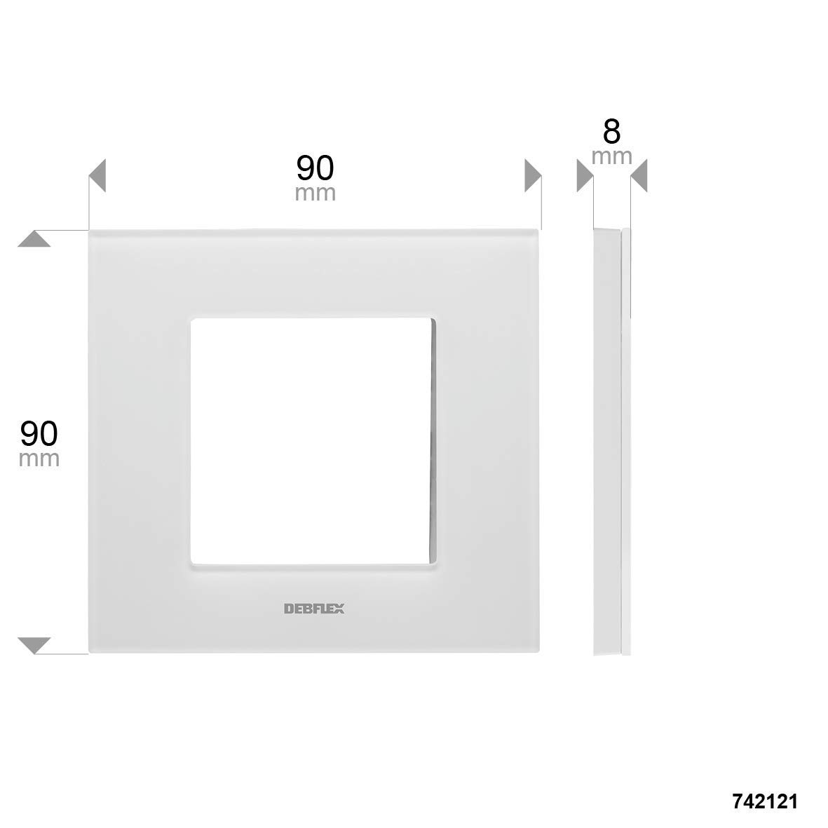 debflex-casual-plaque-simple-verre-blanc-85x85-mm image 6