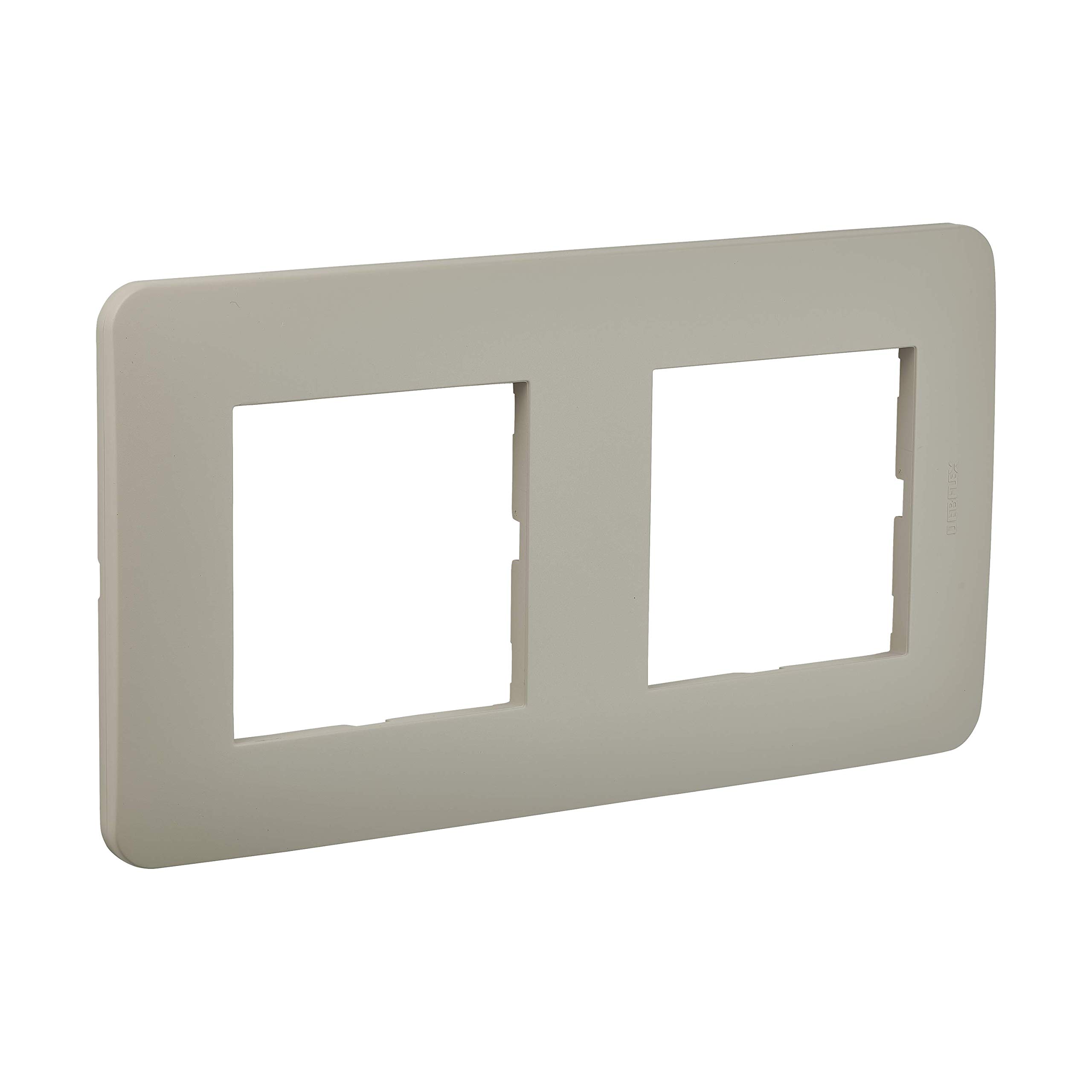 debflex-casual-plaque-double-blanc-brillant-155x85mm image 1