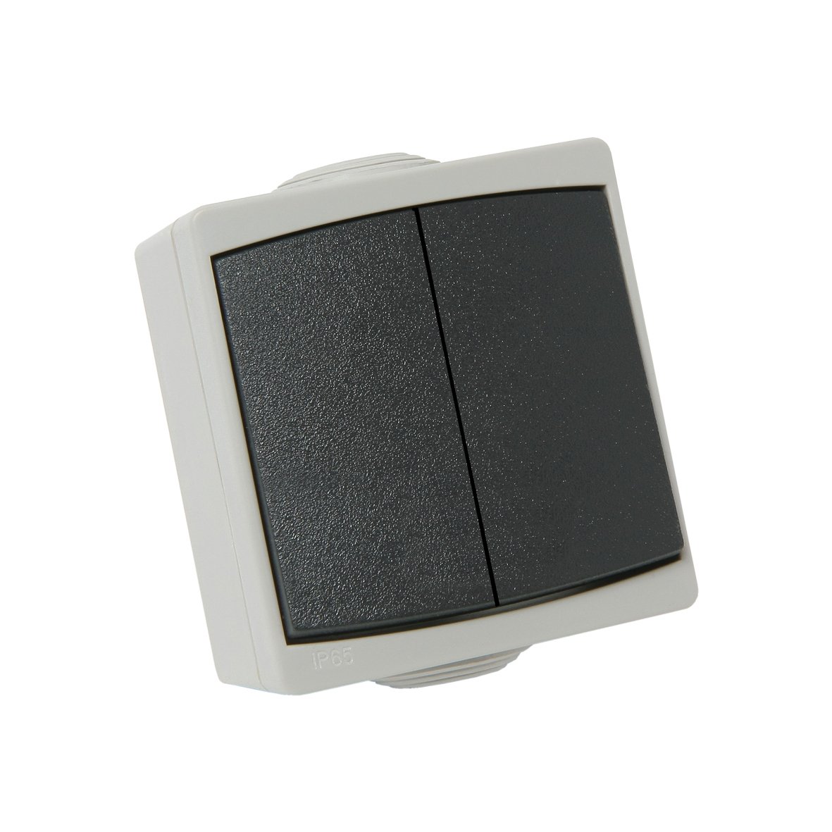 debflex-perle-double-va-et-vient-ip65-gris-10a image 1