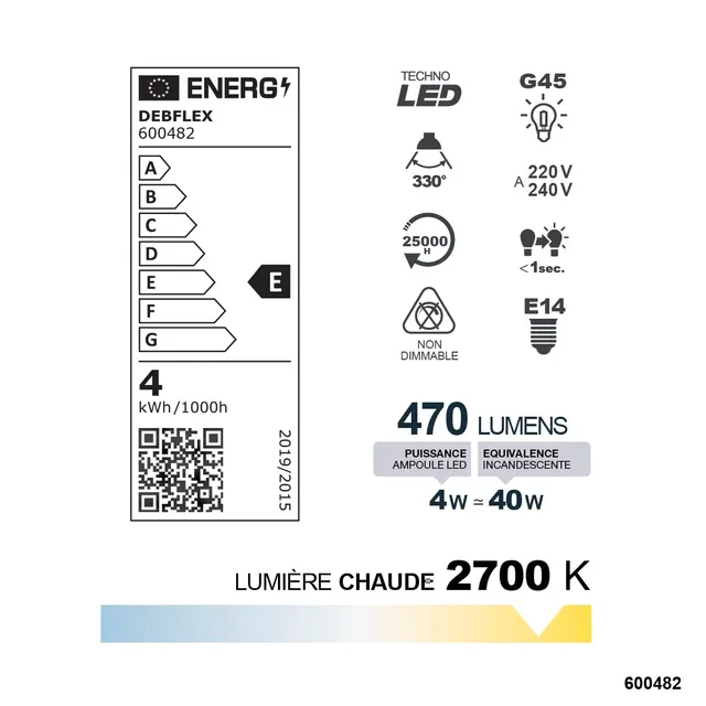 debflex-ampoule-led-filament-g45-e14-4w-400-lm-blanc-2700k image 1