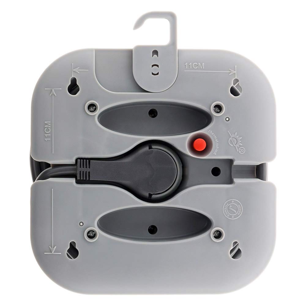 zenitech-enrouleur-domestique-3-prises-2p-t-2-usb-7m-gris image 5