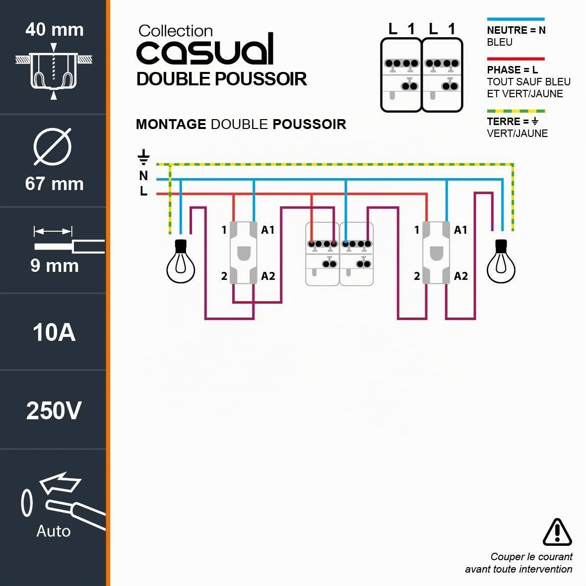 debflex-casual-m-canisme-double-bouton-poussoir-blanc-support-m-tal image 7