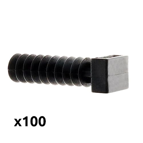 zenitech-lot-de-100-embases-noires-pour-chevilles-et-colliers image 8