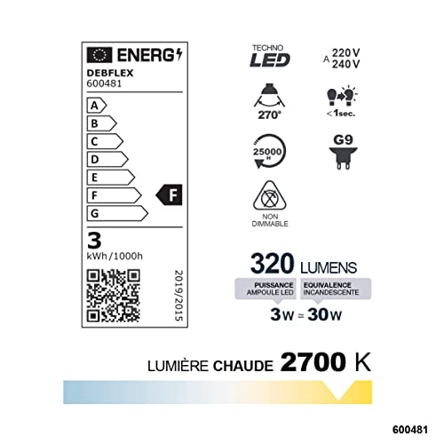 debflex-600481-ampoule-led-g9-3w-2700k-blanc-chaud-300-lm image 8