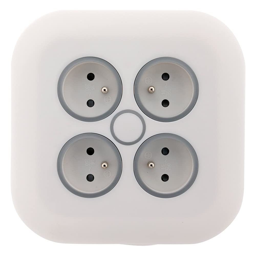 zenitech-enrouleur-domestique-4-prises-16a-2p-t-c-ble-7-m-blanc-fiche-extraplate image 2