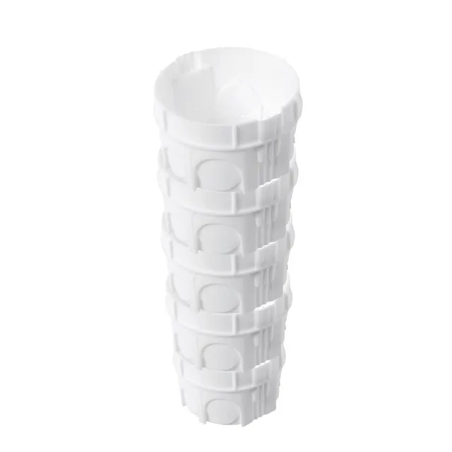 debflex-lot-de-5-bo-tes-de-d-rivation-encastrables-blanc image 1