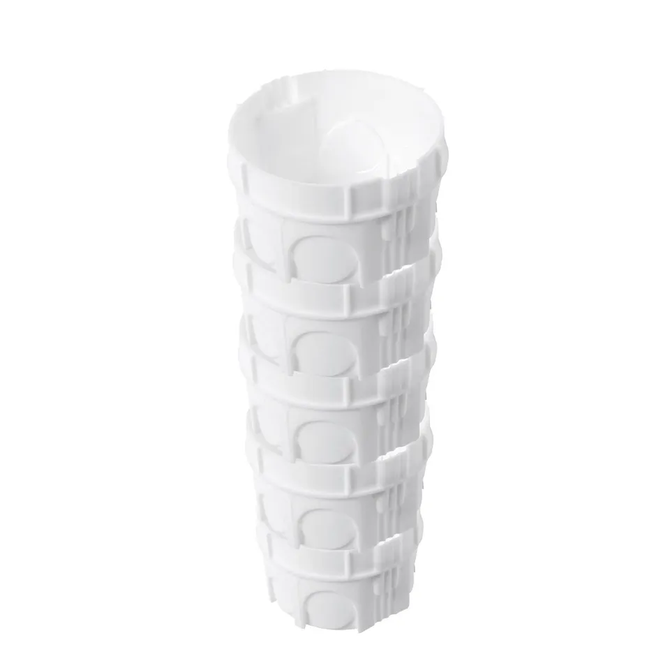 debflex-lot-de-5-bo-tes-de-d-rivation-encastrables-blanc image 1
