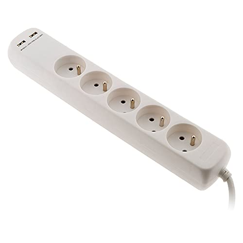 zenitech-bloc-5-prises-16a-2p-t-2-usb-2-1a-c-ble-1m image 8