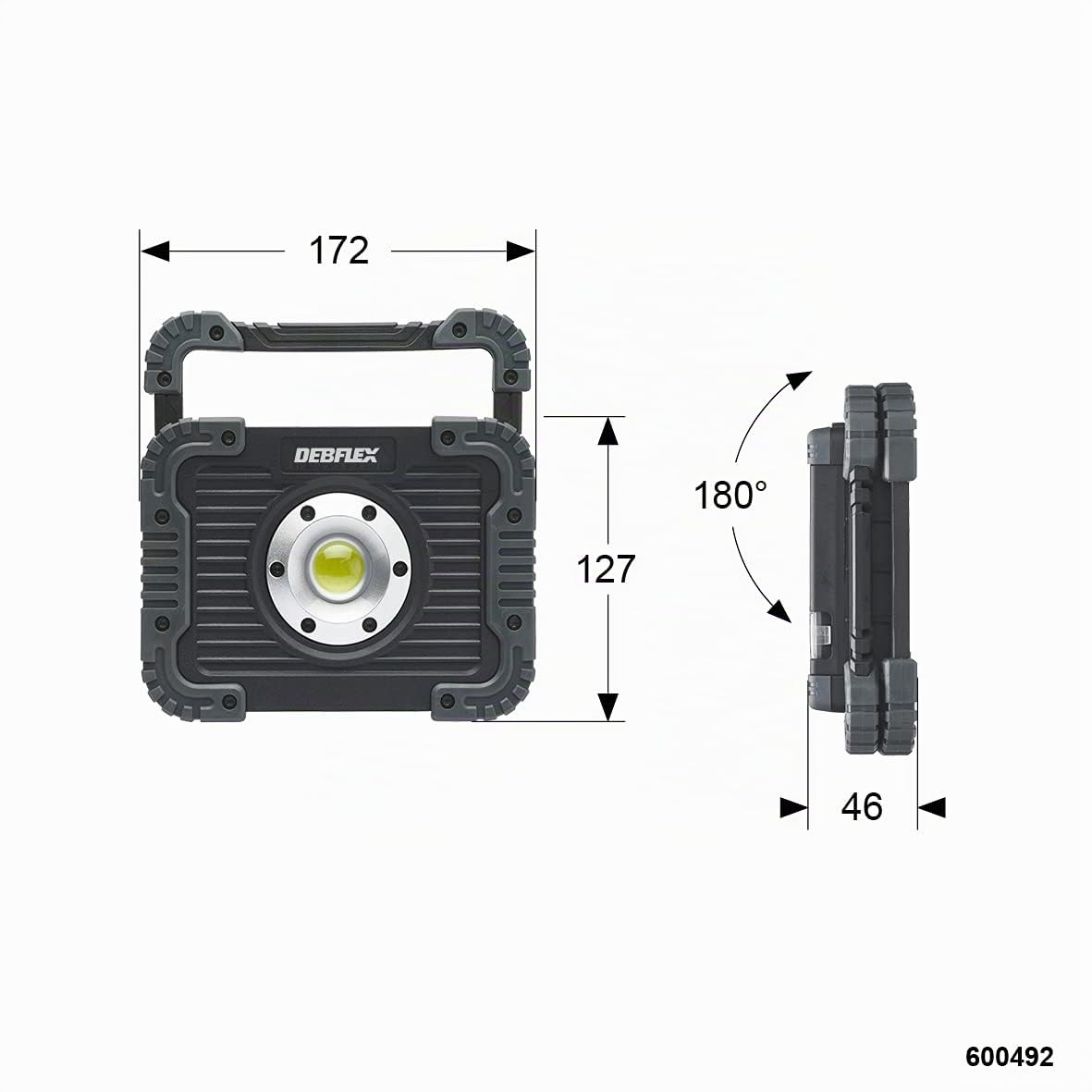 debflex-600492-projecteur-led-chantier-batterie-750-lumens image 4