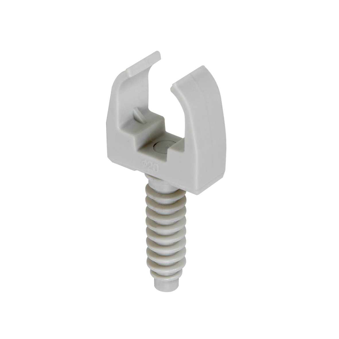 debflex-709526-bo-te-lectrique-20-clips-de-fixation-avec-cheville-pour-tube-irl- image 1