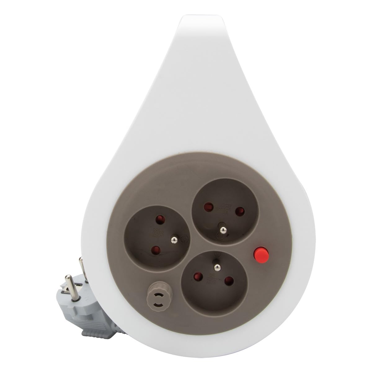 zenitech-mini-enrouleur-design-3-prises-2p-t-7m-taupe image 2