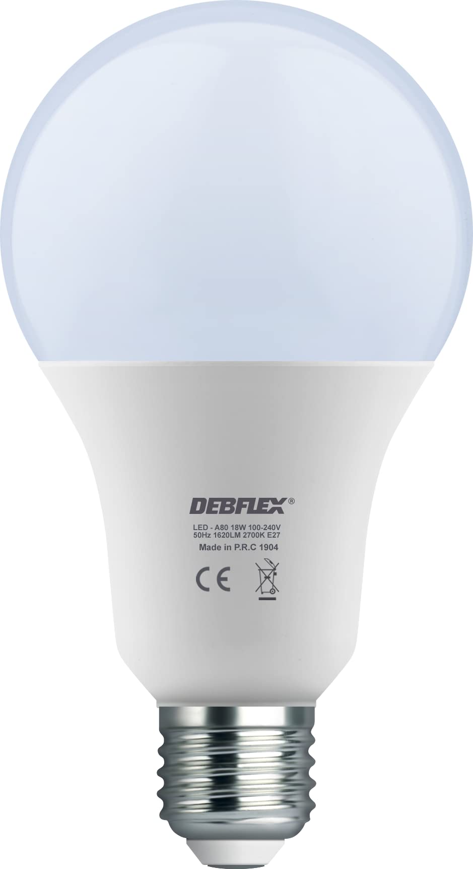 debflex-ampoule-led-9w-a60-culot-b22-blanc-chaud-2700k image 1