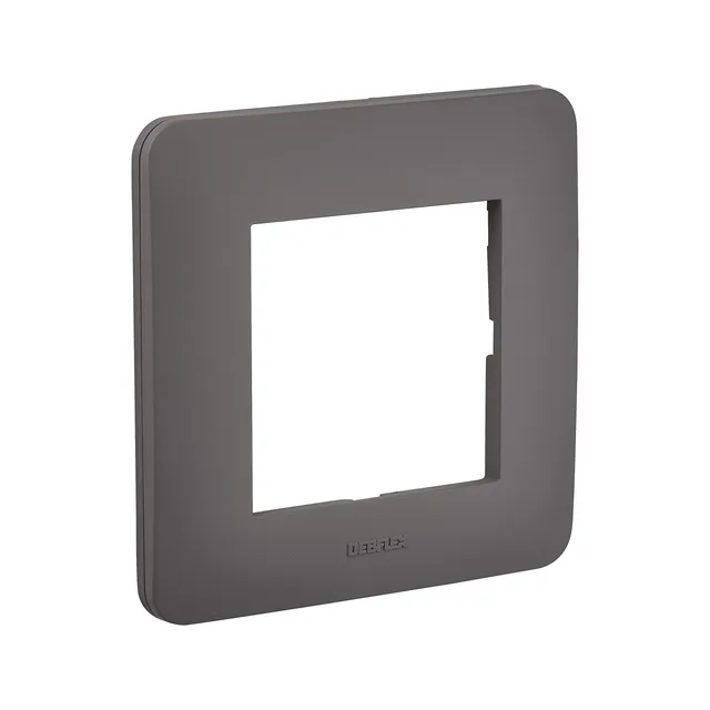 debflex-plaque-simple-gamme-casual-85x85mm-taupe-mat image 1