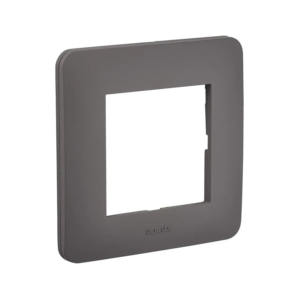 debflex-plaque-simple-gamme-casual-85x85mm-taupe-mat image 1