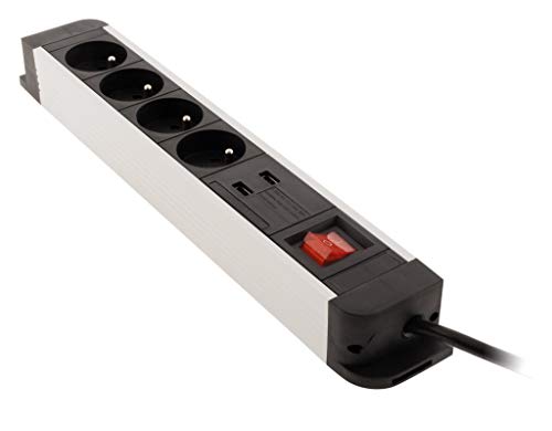 zenitech-bloc-bureau-4-prises-inter-2-usb-1m image 6
