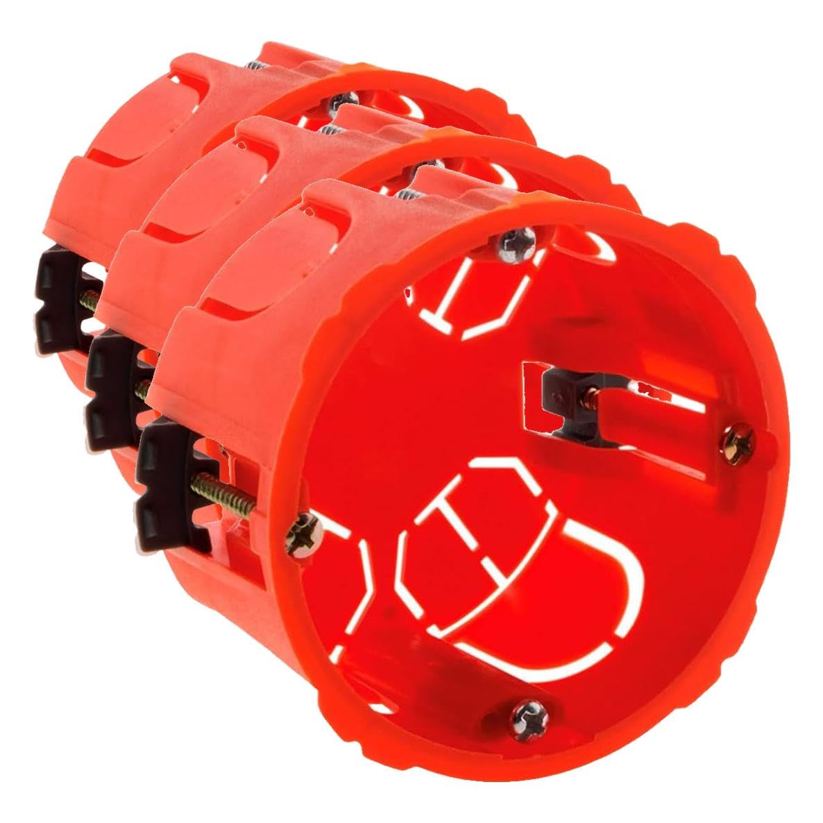 zenitech-lot-10-bo-tes-d-encastrement-placo-65mm-p40mm-rouge image 8