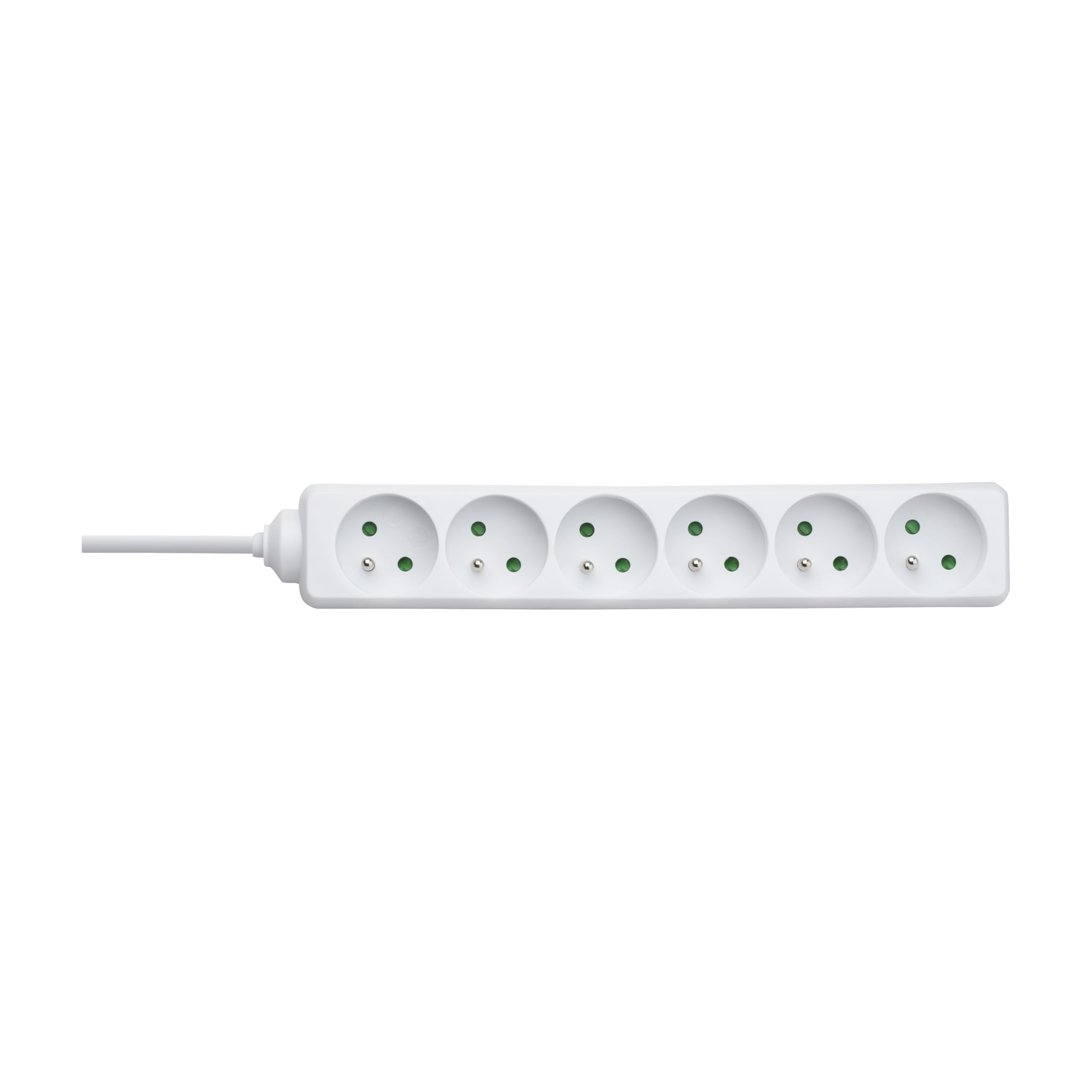 debflex-blok-rallonge-multiprise-6-prises-2p-t-cordon-1m-blanc-716943 image 2