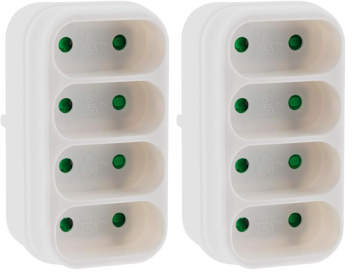 zenitech-multiprise-fa-ade-quadriplite-4-prises-4x6a-blanche-protection-surcharg image 6