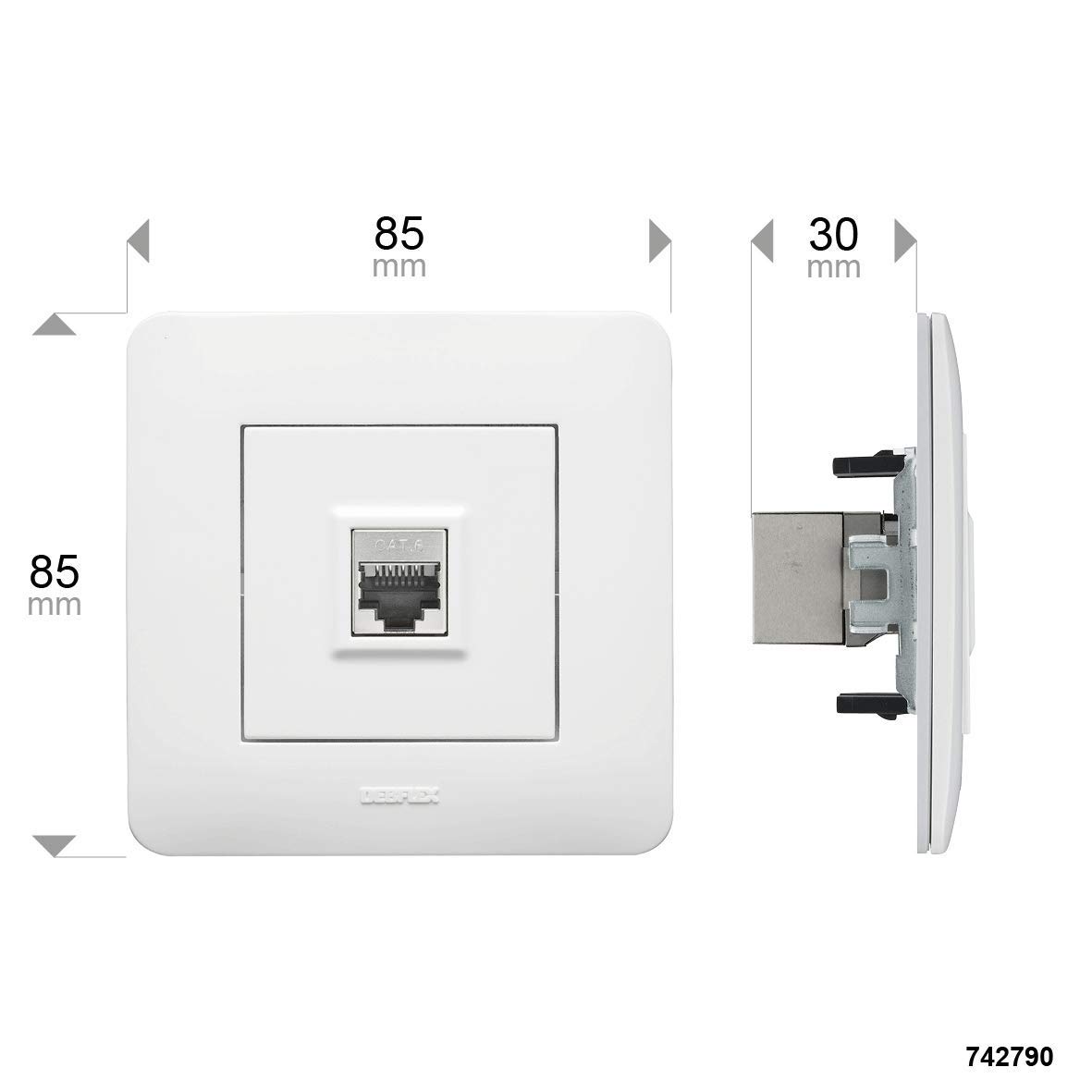 debflex-casual-prise-murale-rj45-cat-6-encastr-e-blanc-brillant image 6