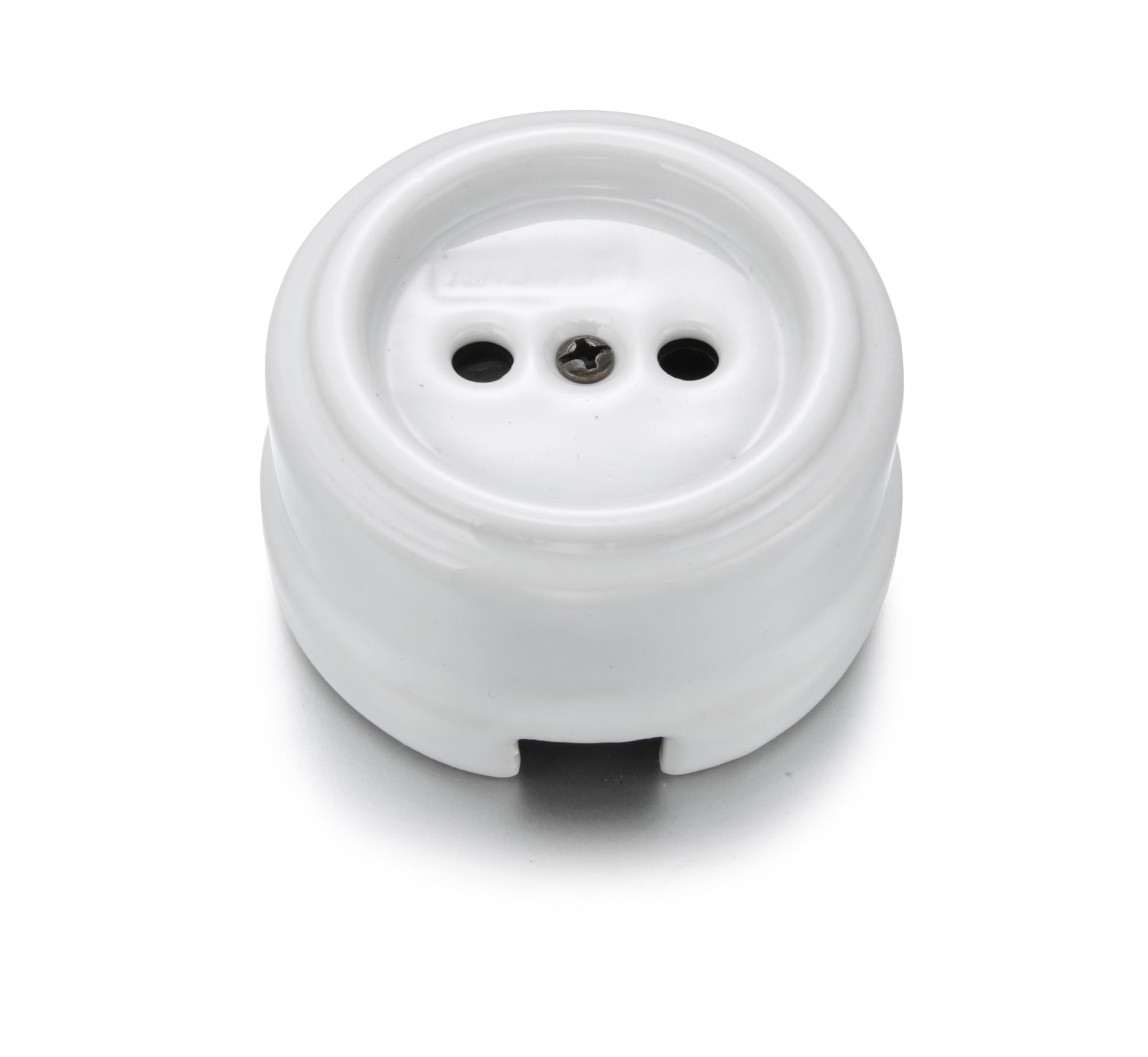 fontini-garby-prise-sans-terre-porcelaine-blanche-16a-250v-saillie image 1