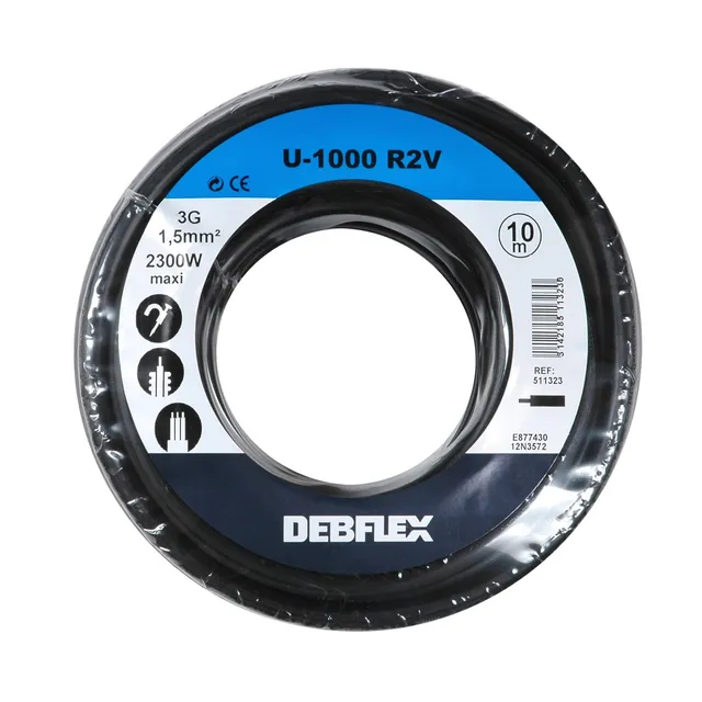 debflex-511323-bobinot-c-ble-rigide-u1000-r2v-3g1-5-mm-10-m-noir image 1