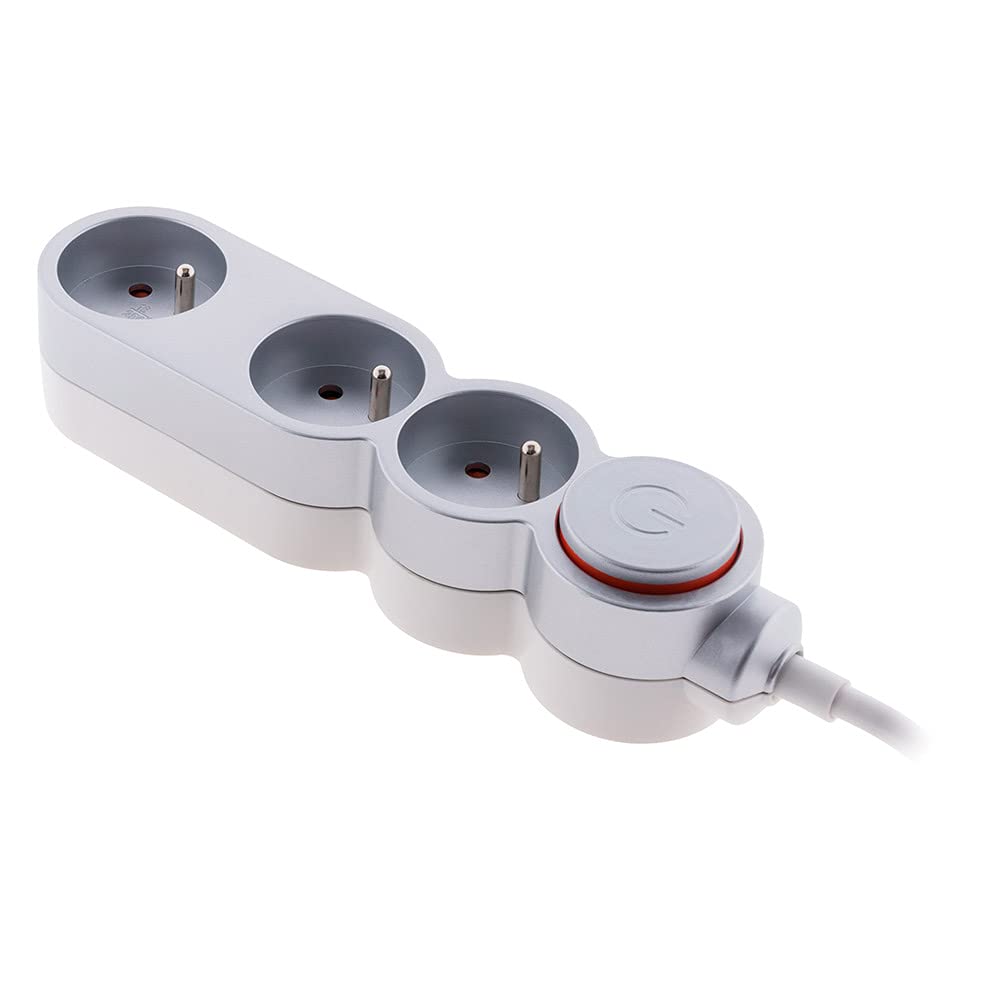zenitech-bloc-home-3-prises-16a-avec-interrupteur-fiche-extraplate-silver-1-5m image 4